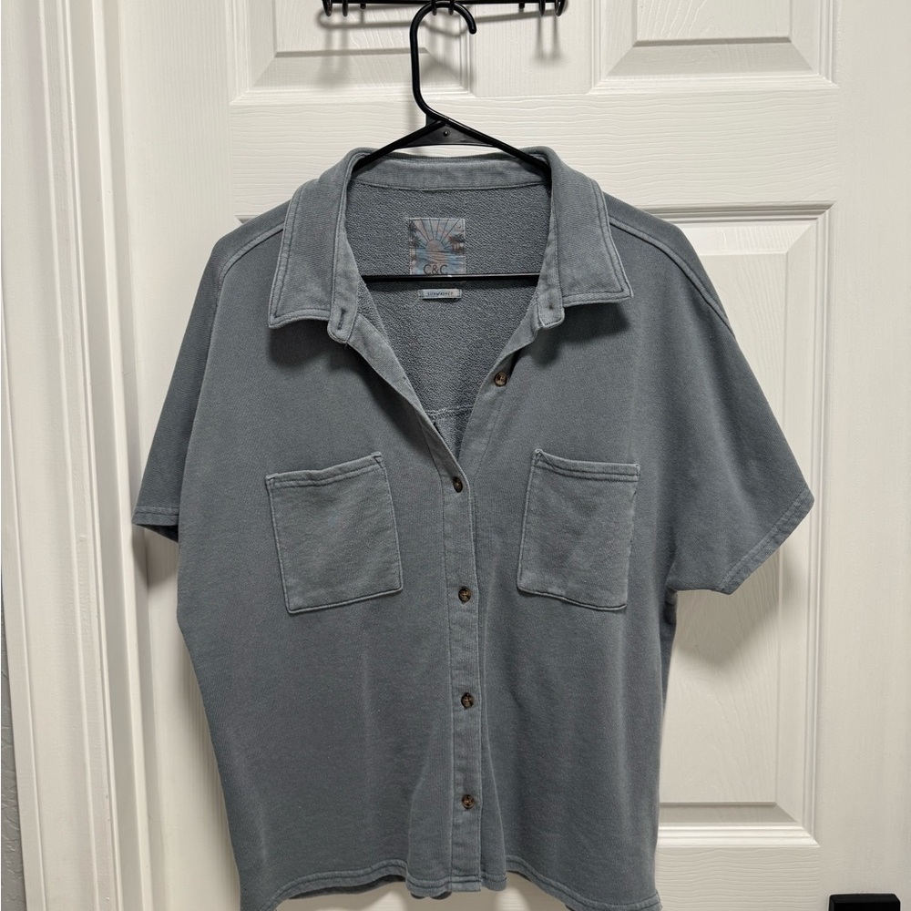 Gray Short Sleeve Shirt